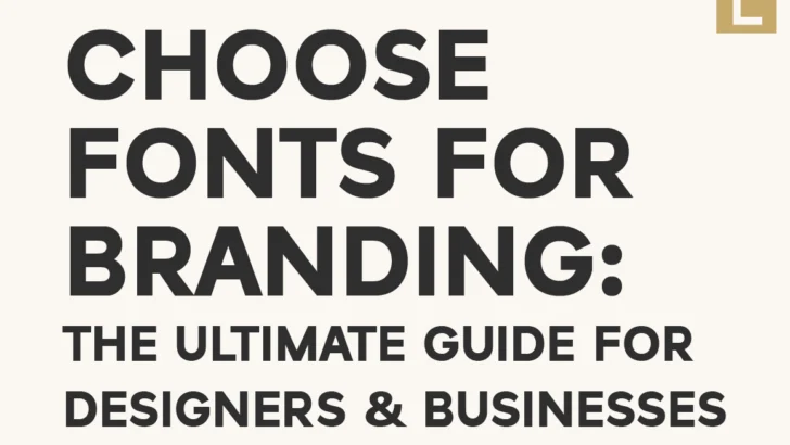 How to Choose Fonts for Branding The Ultimate Guide for Designers and Businesses (2026)