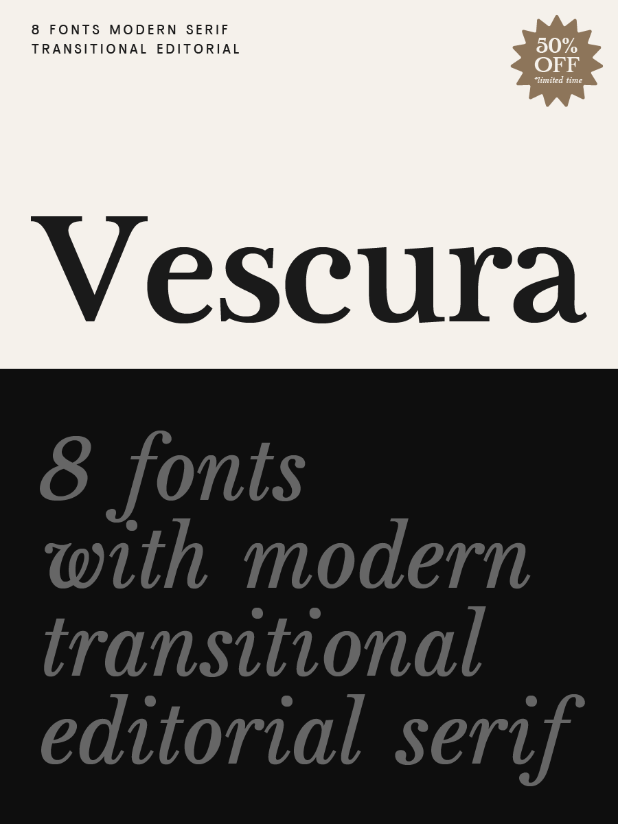 Vescura Hero Cover Lettertype Studio - Mobile