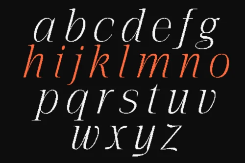 serif-font-lowercase-italic-set