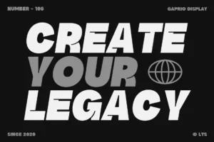 Gaprio-Display-Create-Your-Legacy