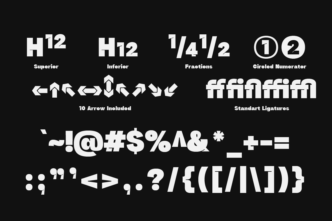 Gaprio-Display-Glyphs-And-Symbols