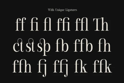 Montegar-Ligatures