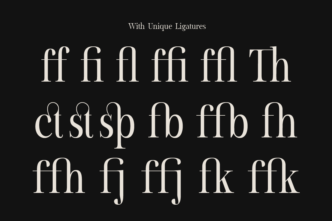 Montegar-Ligatures