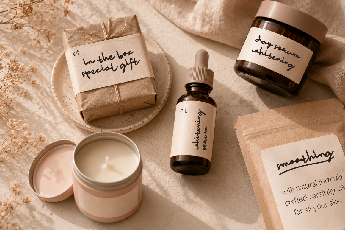 elfariany-boutique-packaging-font-preview
