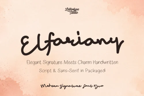 elfariany-signature-font-duo-cover-preview