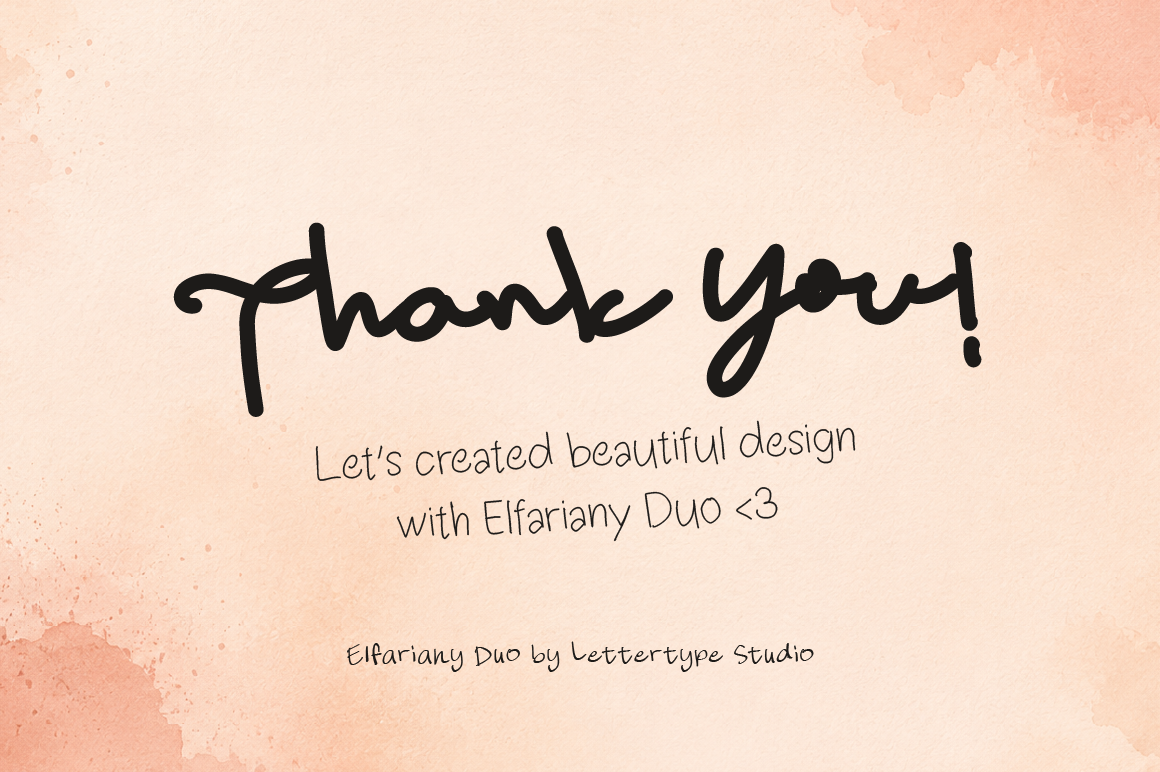 elfariany-thank-you-card-font-preview