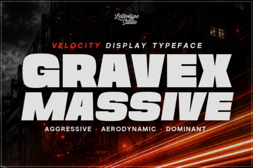 gravex-massive-racing-display-font