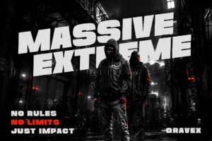 gravex-massive-streetwear-gaming-font
