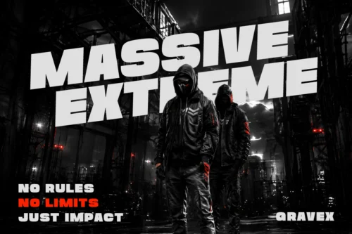 gravex-massive-streetwear-gaming-font