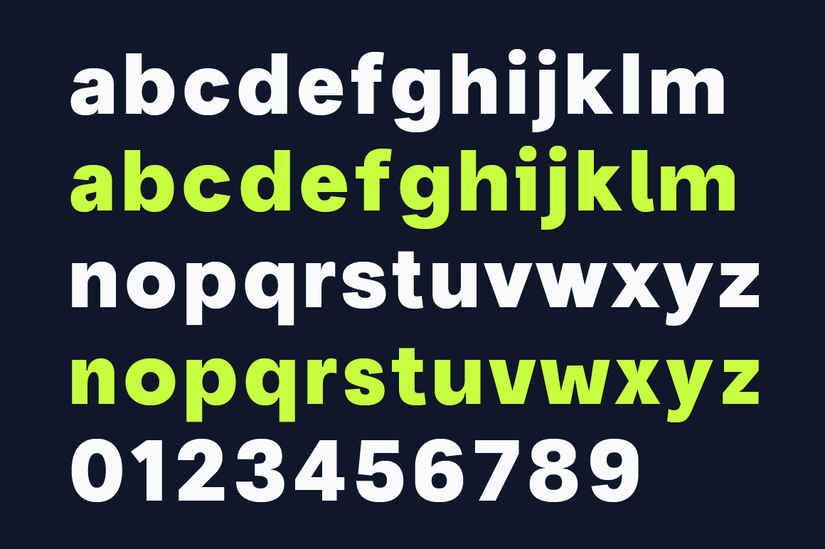 merta-sans-lowercase-numerals-character-set