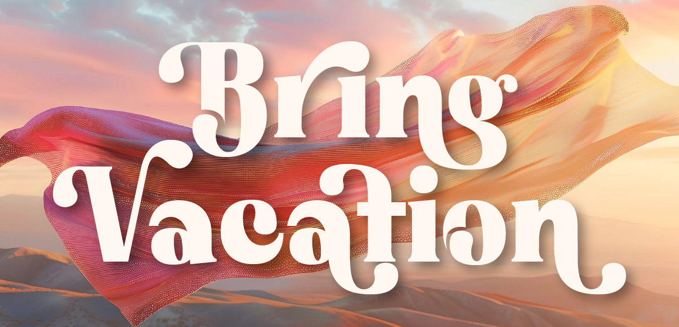 Bring Vacation Hero Cover Lettertype Studio - Dekstop