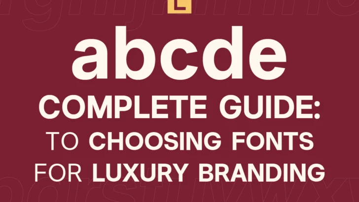 Complete Guide to Choosing Fonts for Luxury Branding