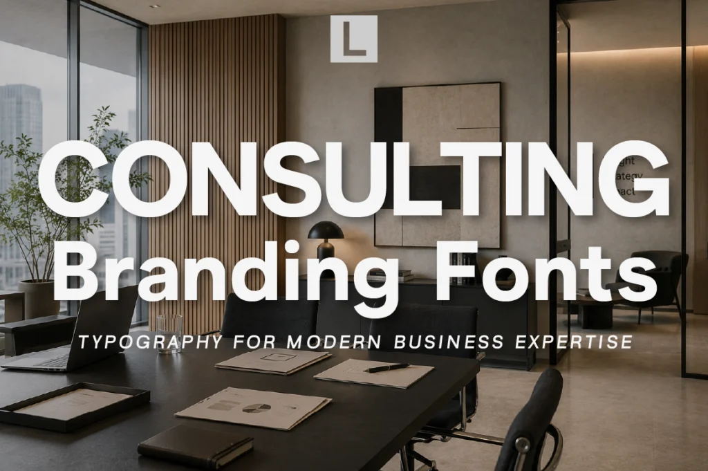 Consulting Branding Fonts - Typography for Modern Business Expertise