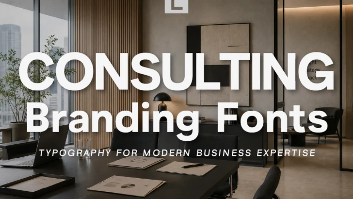 Consulting Branding Fonts - Typography for Modern Business Expertise