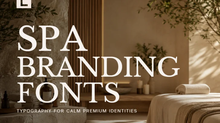 Spa Branding Fonts - Typography for Calm Premium Identities