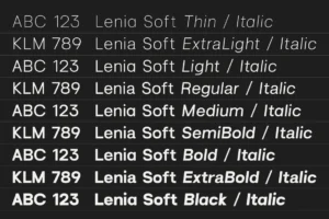 lenia-soft-18-font-styles-weight-preview
