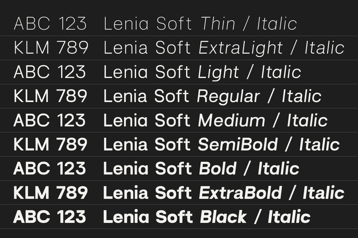 lenia-soft-18-font-styles-weight-preview
