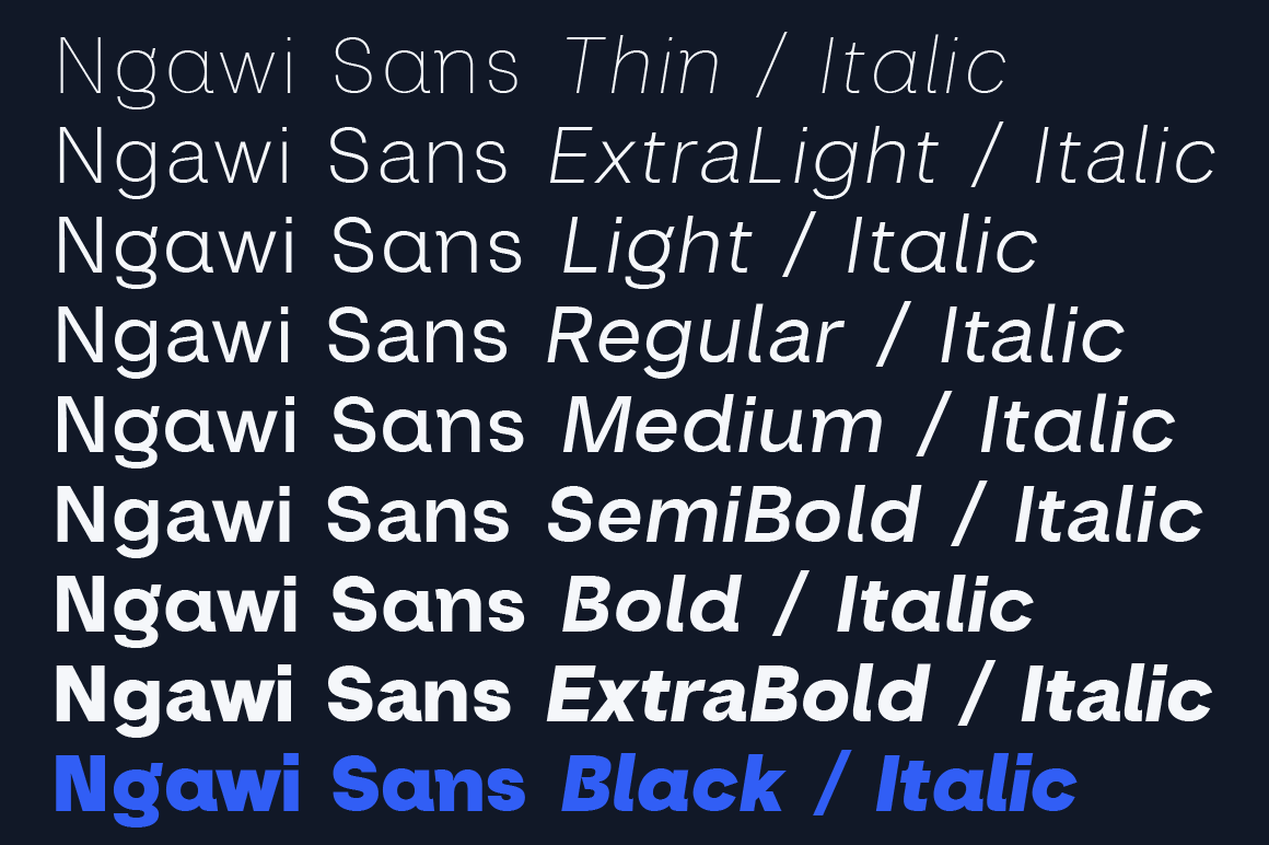 ngawi-sans-06-weights-and-italics