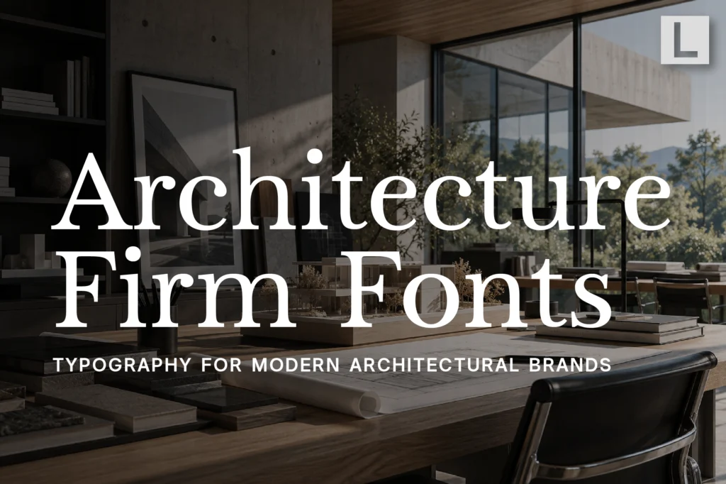Architecture Firm Fonts Best Fonts for Architects