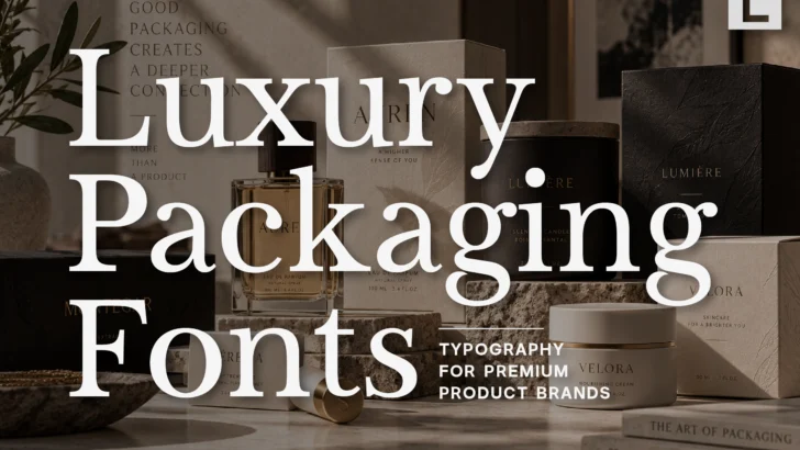 Luxury Packaging Fonts - Typography for Premium Product Brands